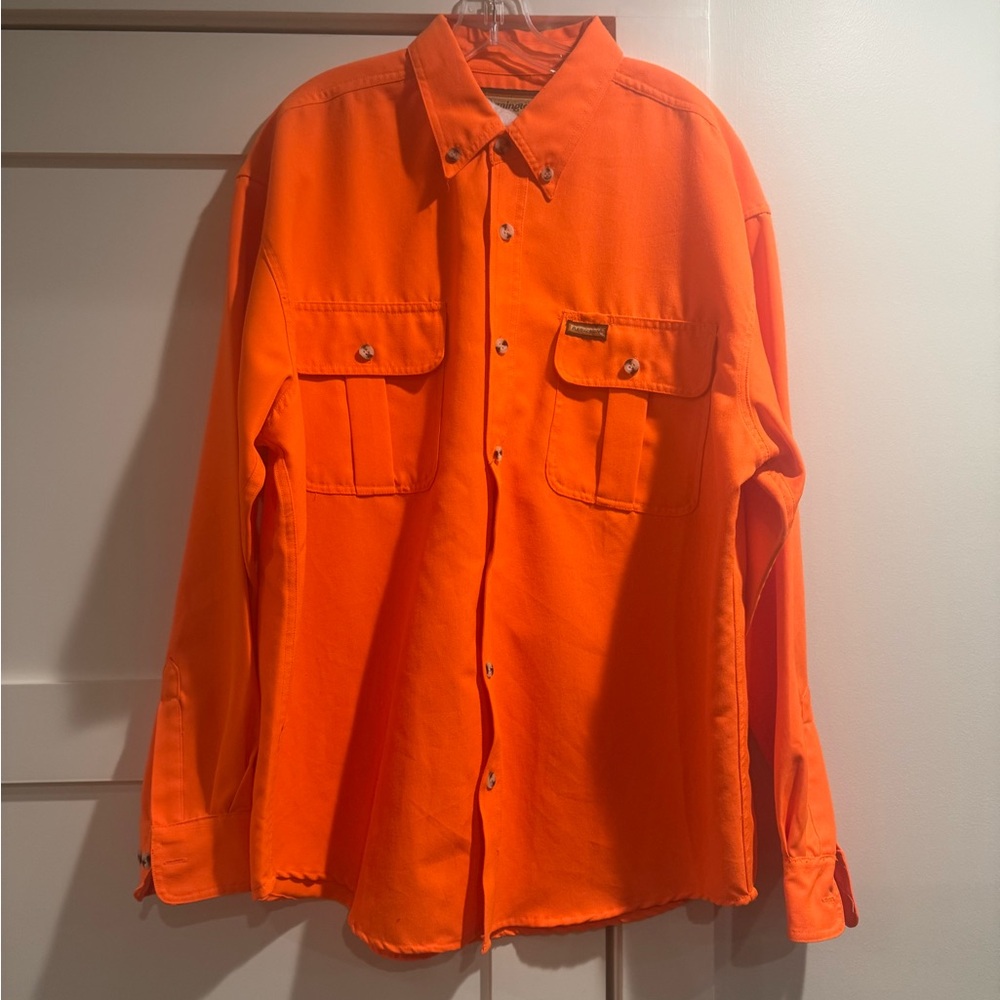 Remington Blaze Orange Hunting Safety Button-Up Shirt